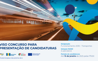 Madeira 2030 lança aviso “Funcionamento 2030 – Transportes”