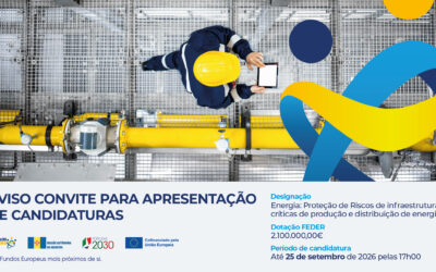 Madeira 2030 lança Aviso-Convite de 2,1 milhões de euros para reforçar a proteção das infraestruturas energéticas críticas