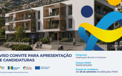 Madeira 2030 lança Aviso-Convite de 18 milhões de euros para reforçar a oferta de habitação social e inclusiva
